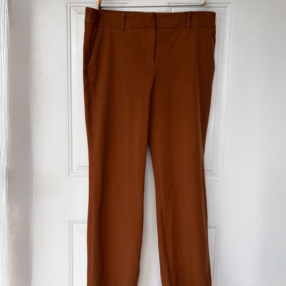 •Talbots• Golden Brown Newport Pant - Size 12